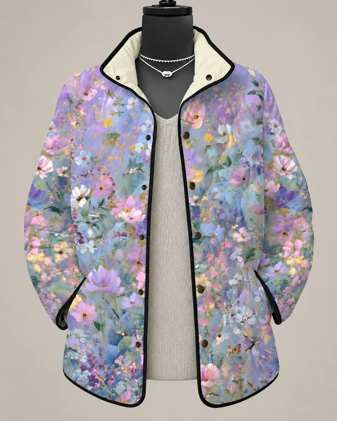 Juliette | Rose Garden Patchwork Quilted Jacket