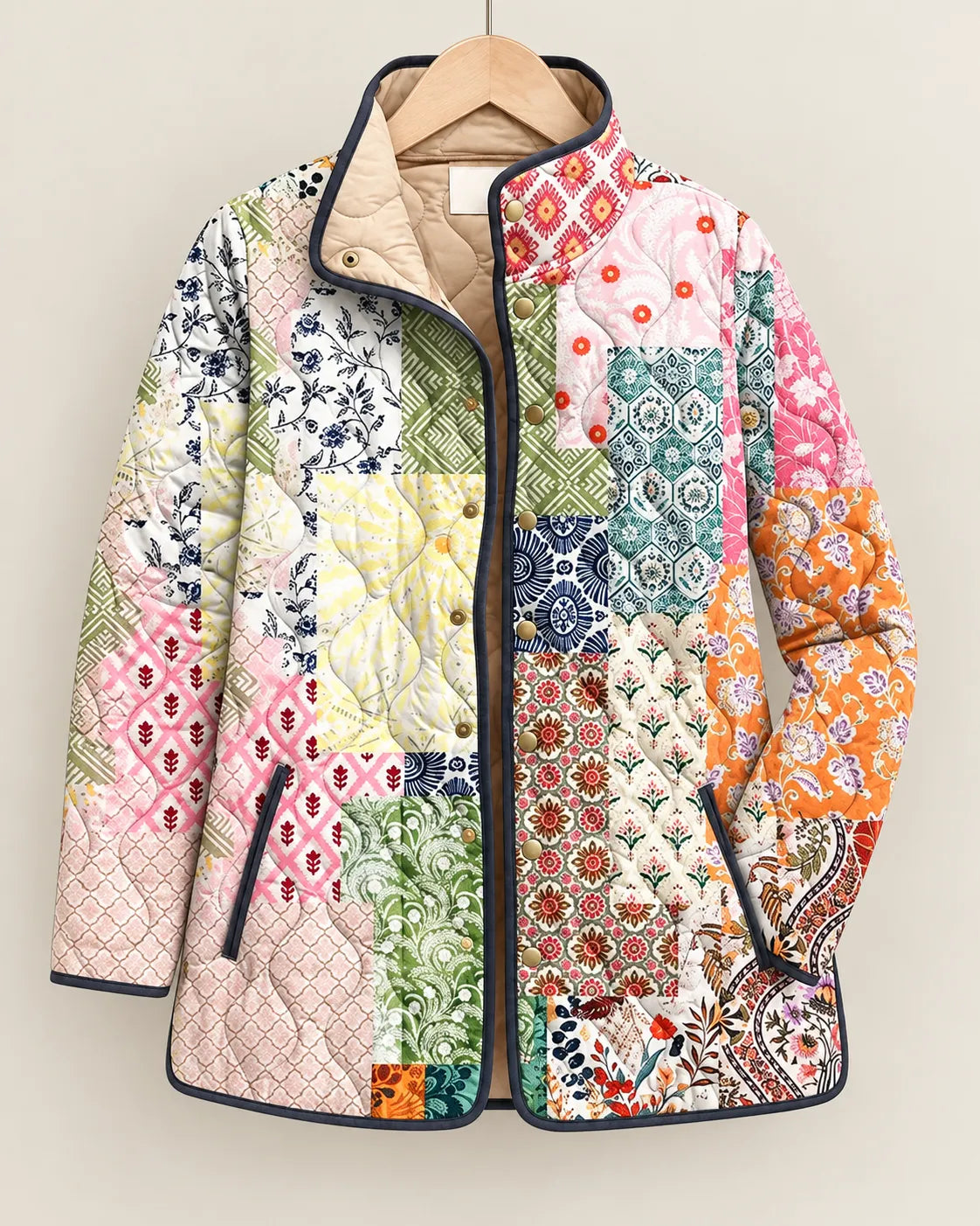 Eliana Watercolor Quilted Jacket