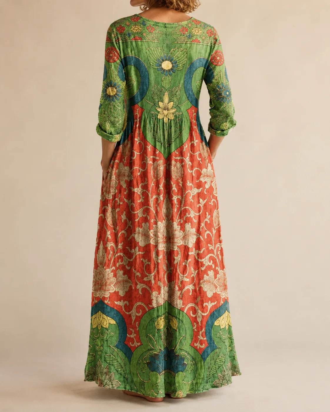 Judith | Vintage Floral Maxi Dress