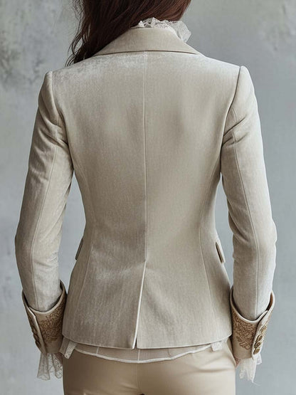 Guinevere | Embroidered Tailored Blazer