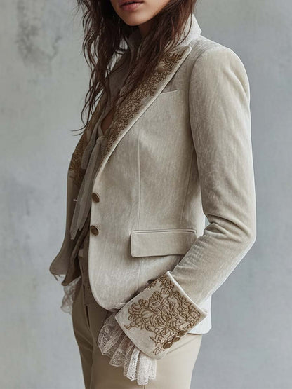 Guinevere | Embroidered Tailored Blazer