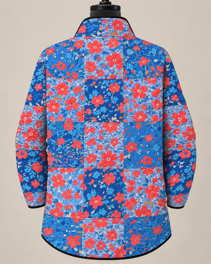 Rosalie Bloom Patchwork Floral Quilted Jacket