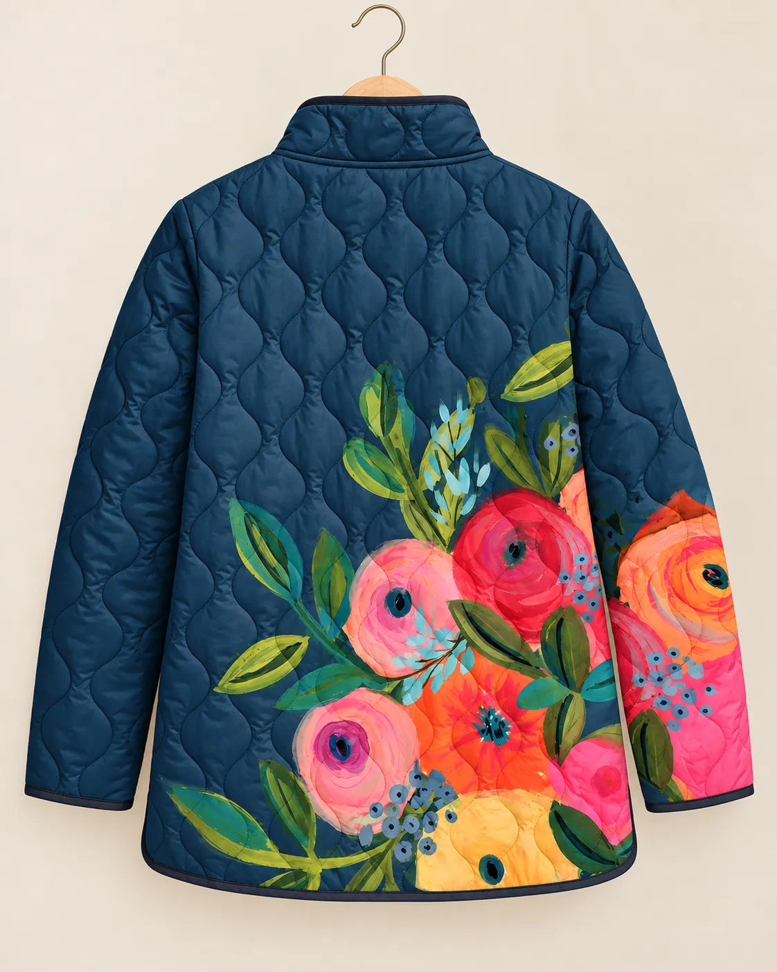 Camille Painted Garden Quilted Jacket