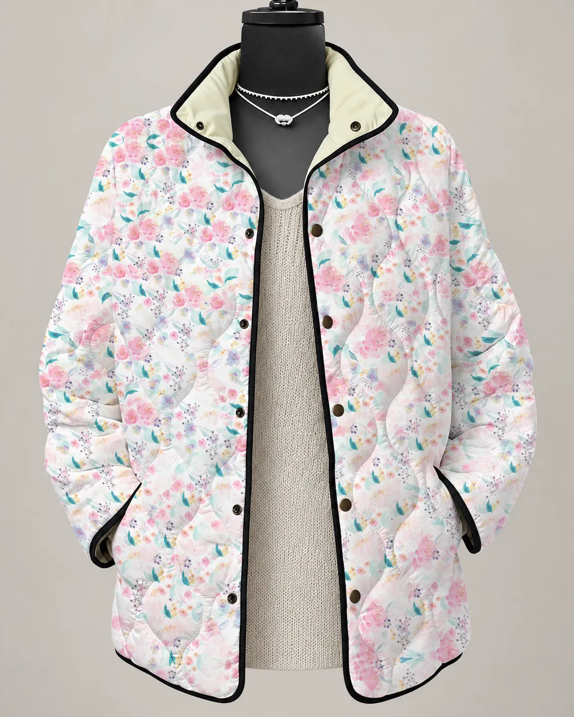 Eliana | Wildflower Patchwork Quilted Jacket