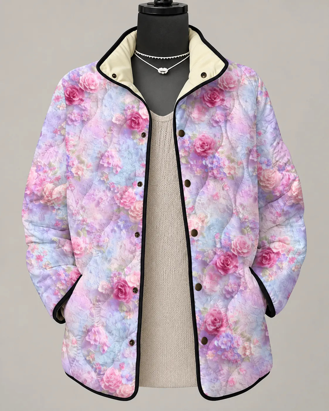 Eliana | Wildflower Patchwork Quilted Jacket