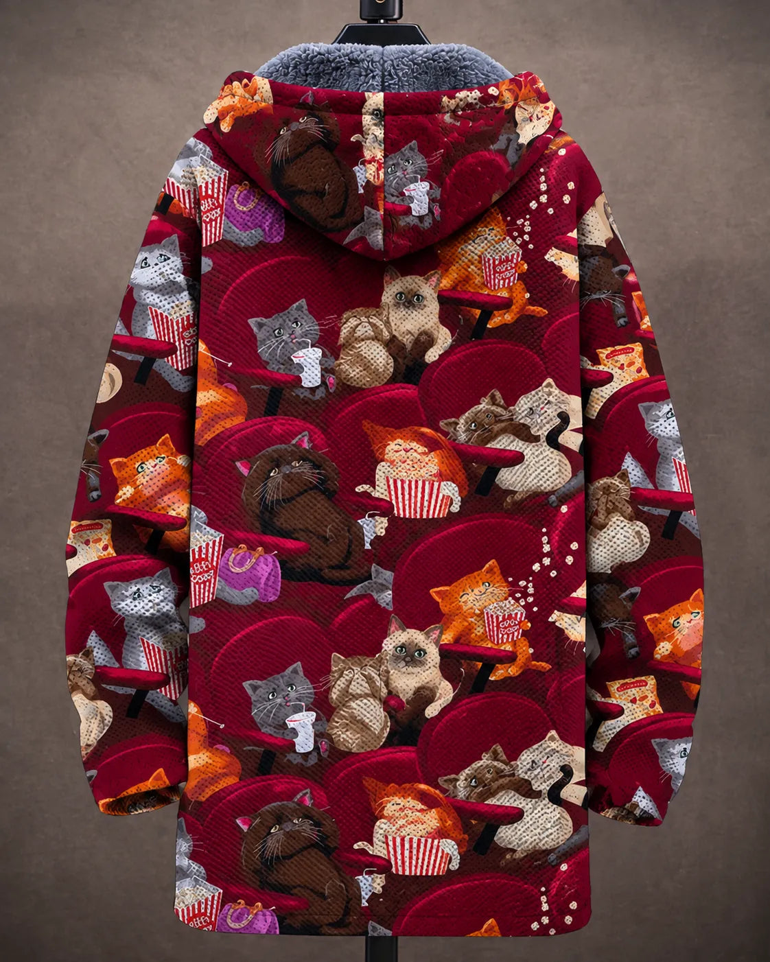 Delilah Cinema Cats Hooded Jacket