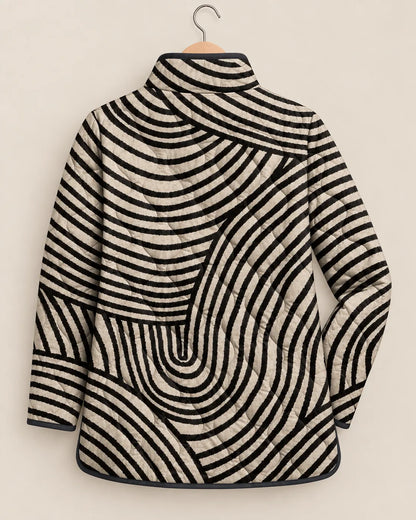 Vivienne Modern Swirl Quilted Jacket