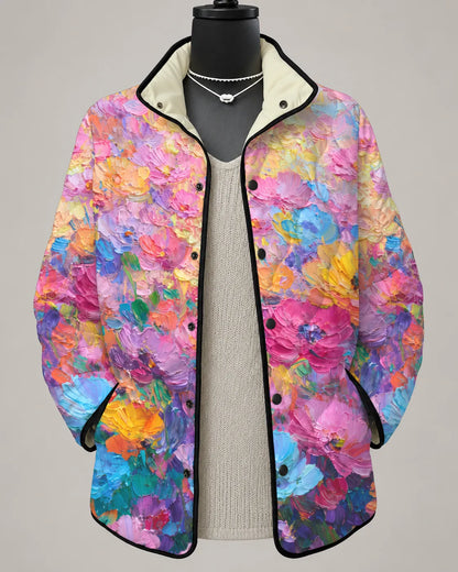 Lillian | Sweet Berry Patchwork Quilted Jacket