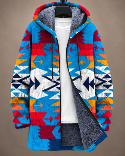 Celeste Midnight Botanical Hooded Jacket