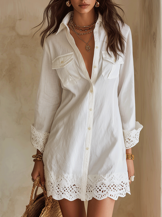 white resort dress The Jetset - by Kenny Flowers Check in early and run the resort with this chic Resort Ready Dresses khushclothing