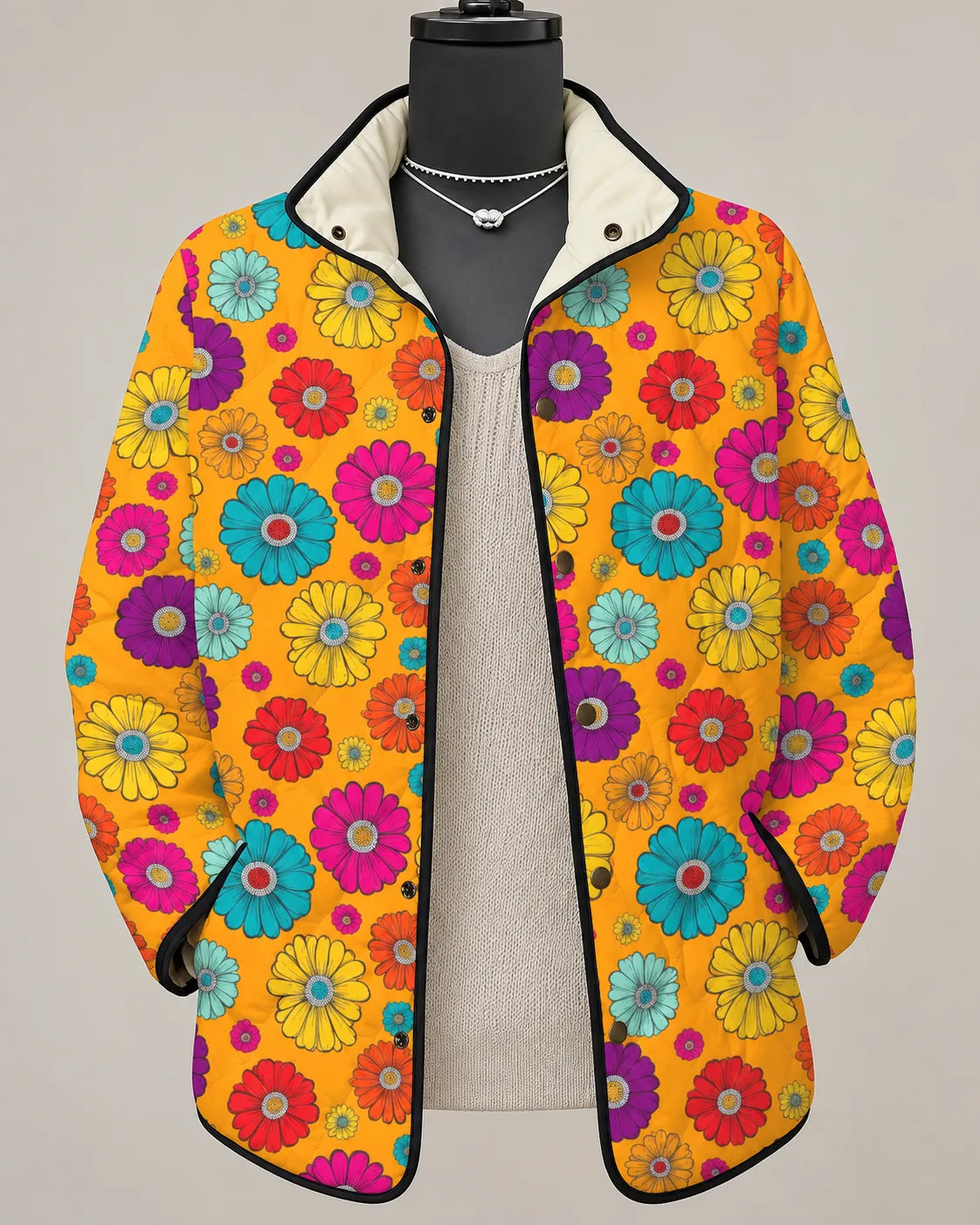 Celestine | Sunny Patchwork Quilted Jacket