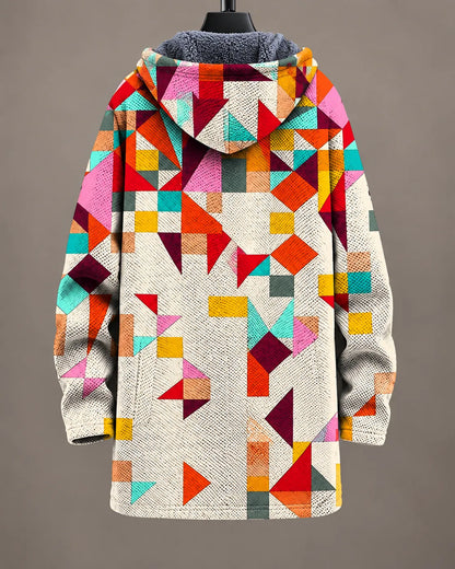Eliana Artful Print Hooded Jacket