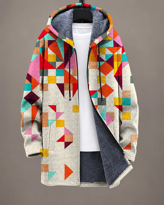 Eliana Artful Print Hooded Jacket