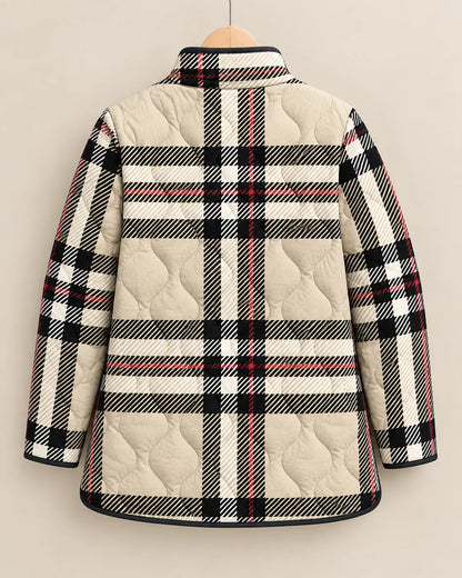 Camille Classic Plaid Quilted Jacket