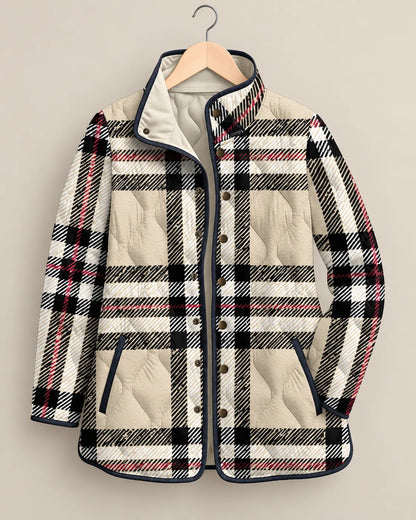 Rosalie | Watercolor Leopard Quilted Jacket