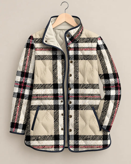 Camille Classic Plaid Quilted Jacket