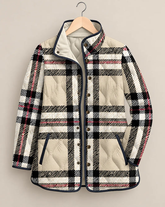 Camille Classic Plaid Quilted Jacket