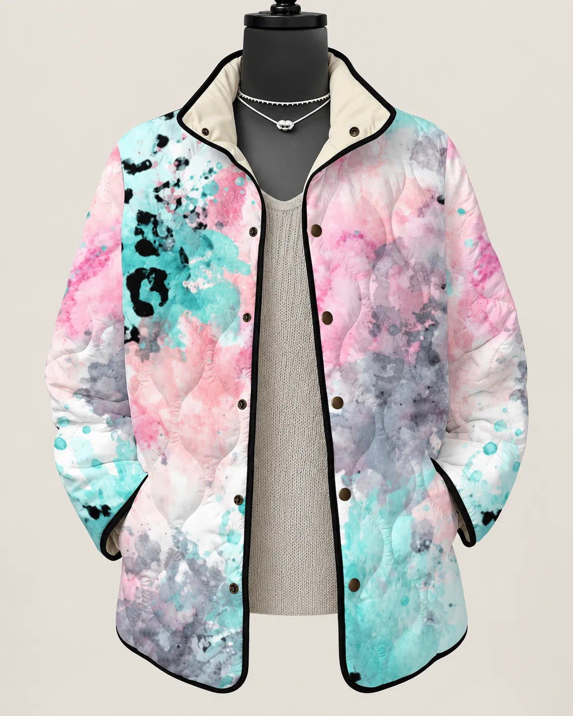 Eliana Heritage Patchwork Quilted Jacket