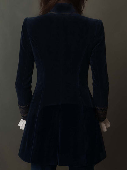 Anastasia | Embroidered Longline Jacket