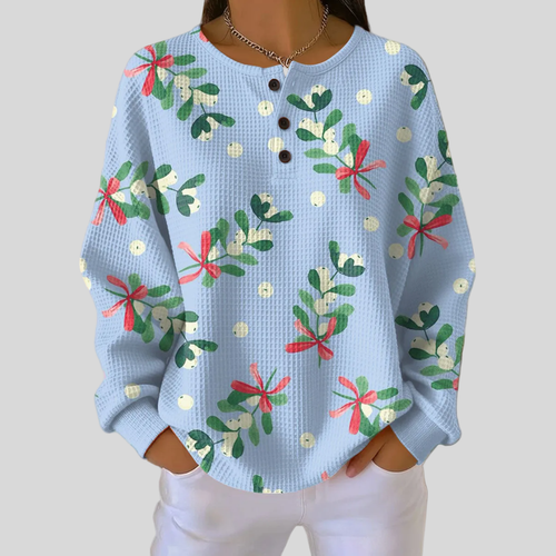Edalynn™ | Christmas Motif Sweatshirt