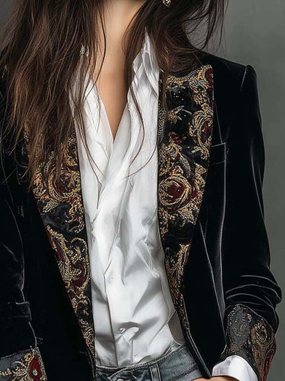 Regina | Ornate Longline Blazer