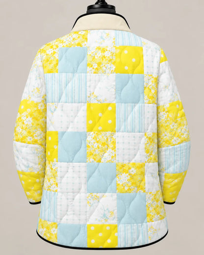 Elowen | Sunlit Patchwork Quilted Jacket