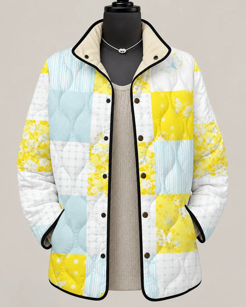 Elowen | Sunlit Patchwork Quilted Jacket