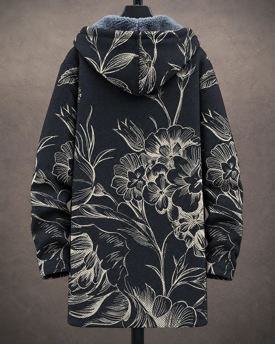 Rosalie Botanical Sketch Hooded Jacket