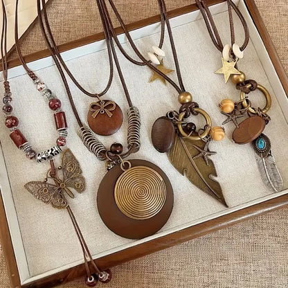 4pcs Boho Pendant Set