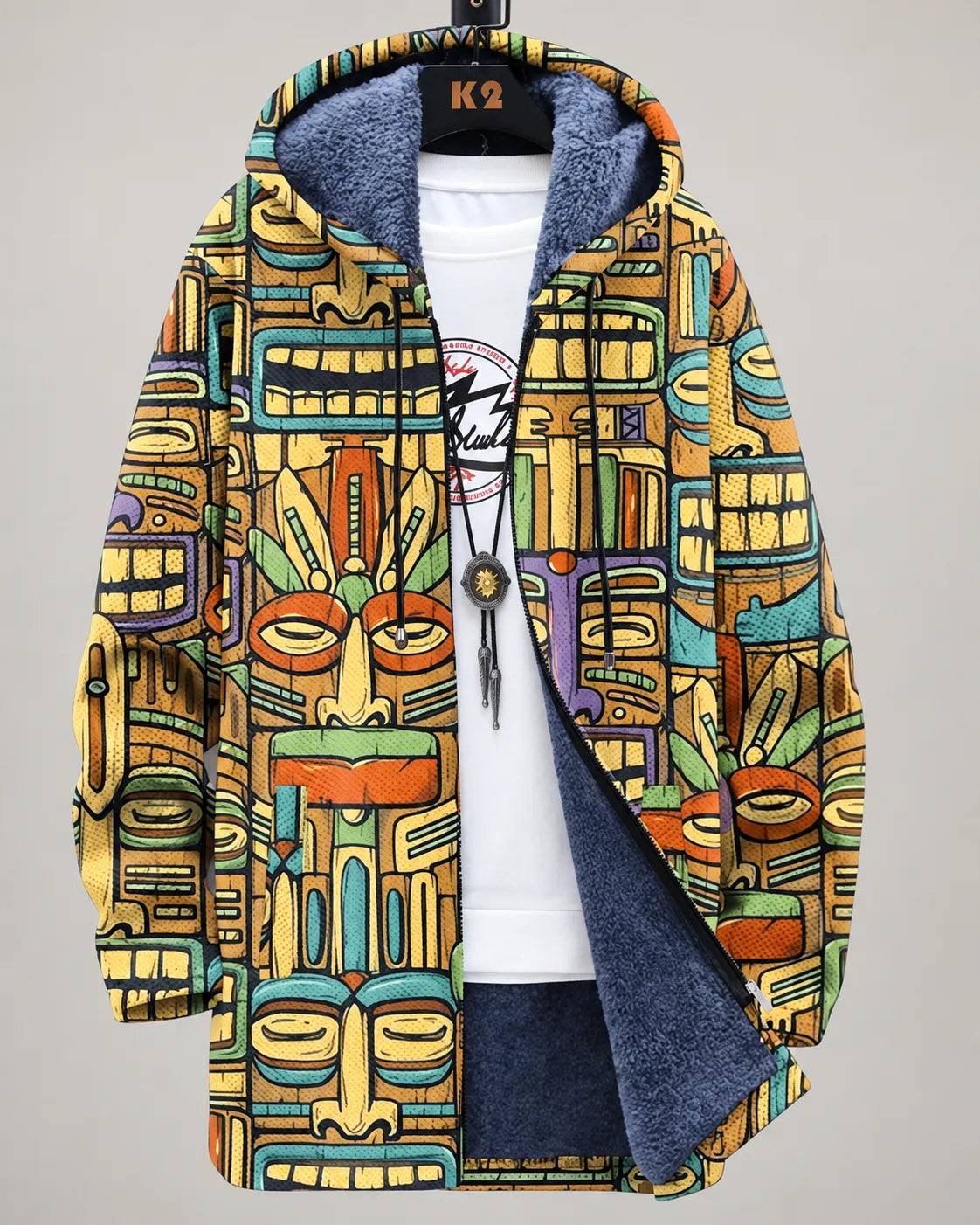 Celeste Ocean Art Hooded Jacket
