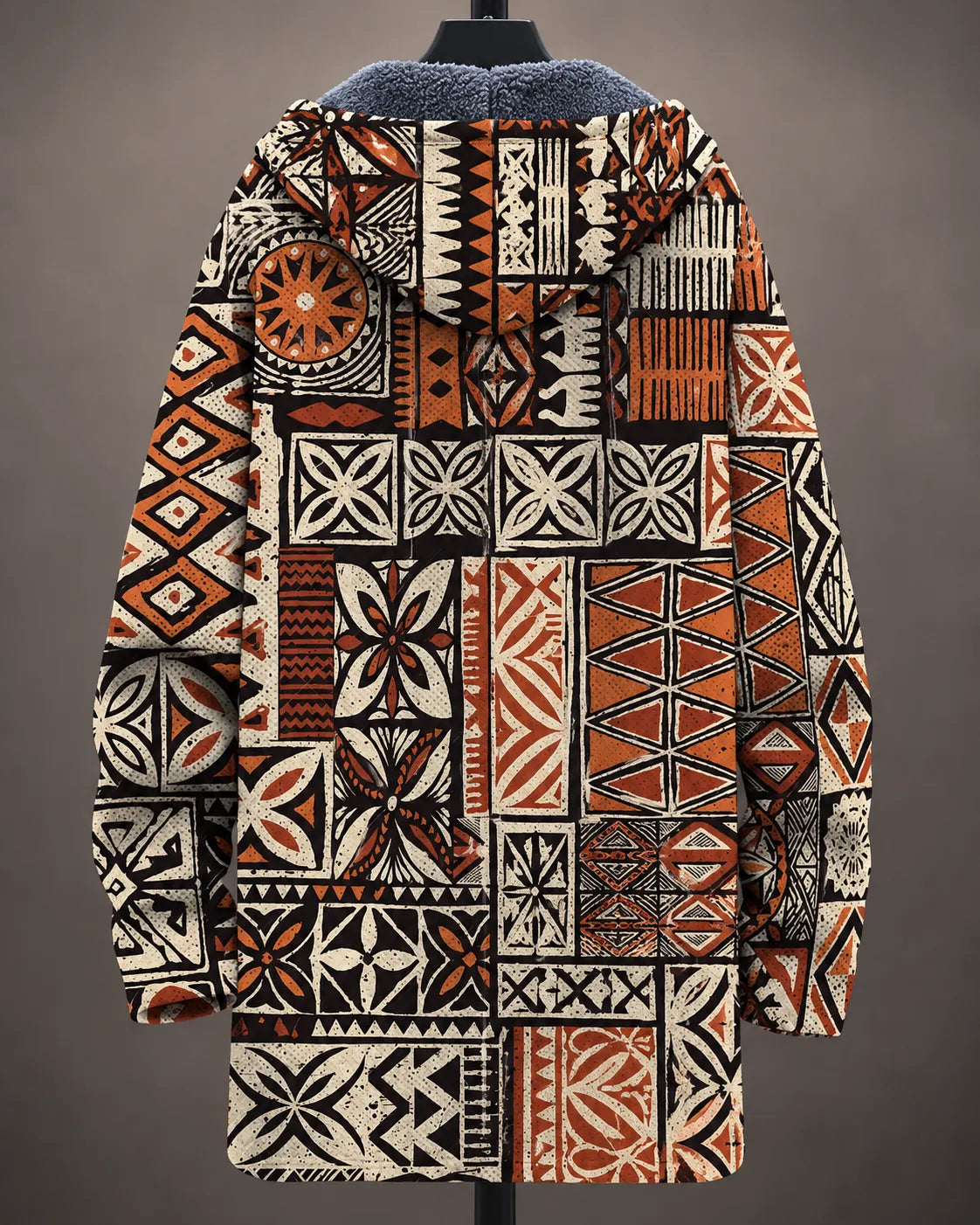 Serena Mosaic Art Hooded Jacket