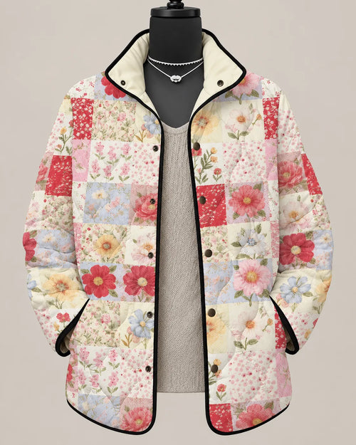 Eliana | Wildflower Patchwork Quilted Jacket