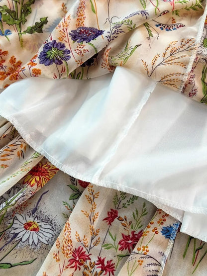 Evelina | Floral Bow Maxi Dress