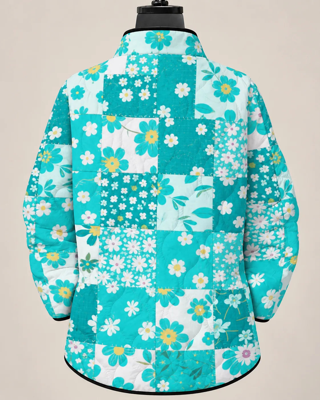 Liora Garden Patchwork Floral Quilted Jacket
