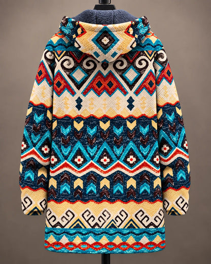 Eliana Heritage Mosaic Hooded Jacket
