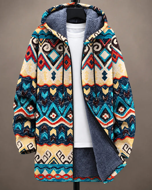 Eliana Heritage Mosaic Hooded Jacket