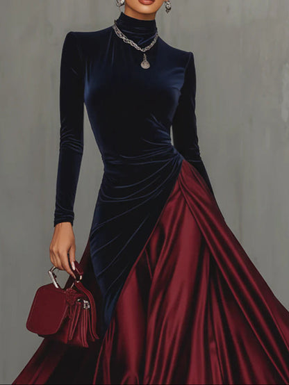 Lira | Bicolor Long Dress