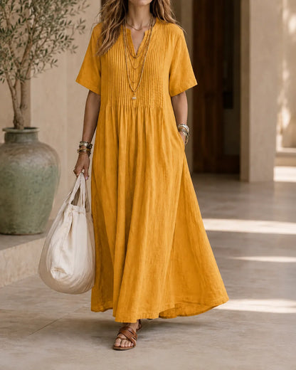 Willow | Pintuck Relaxed Maxi Dress