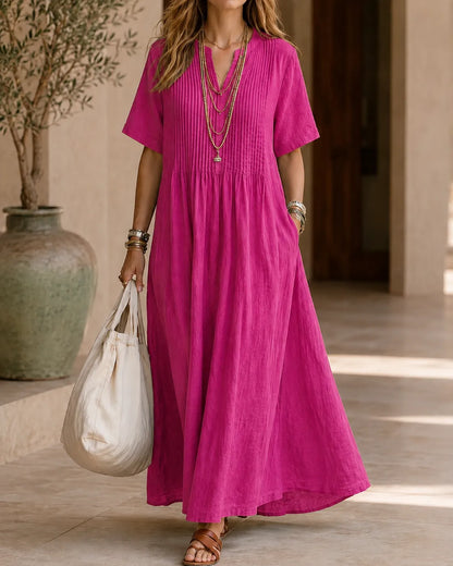 Willow | Pintuck Relaxed Maxi Dress