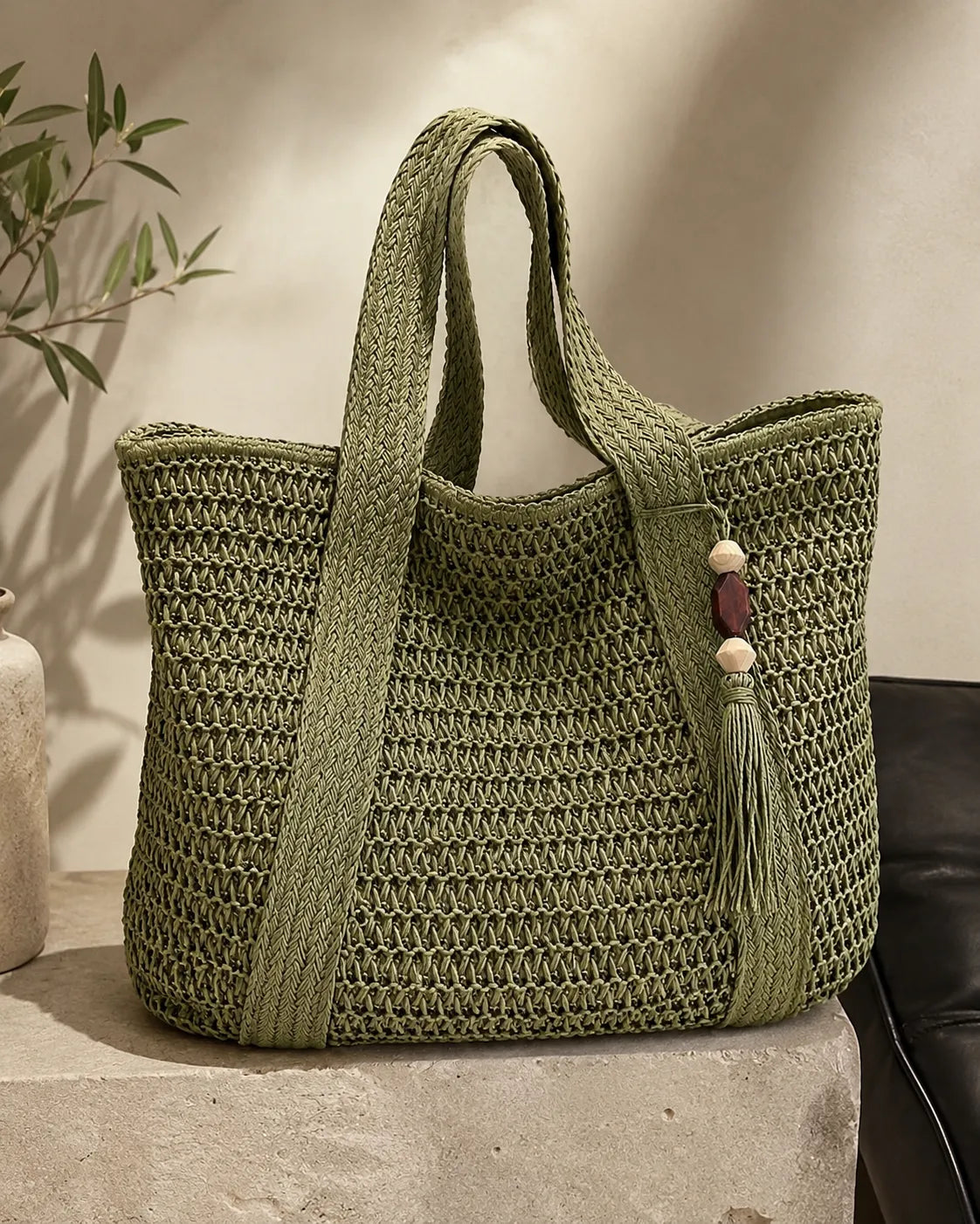 Marielle | Woven Everyday Tote Bag