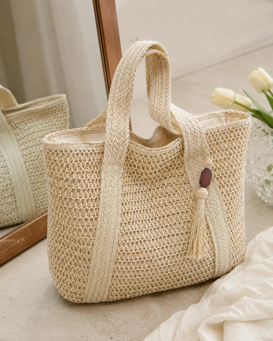 Marielle | Woven Everyday Tote Bag
