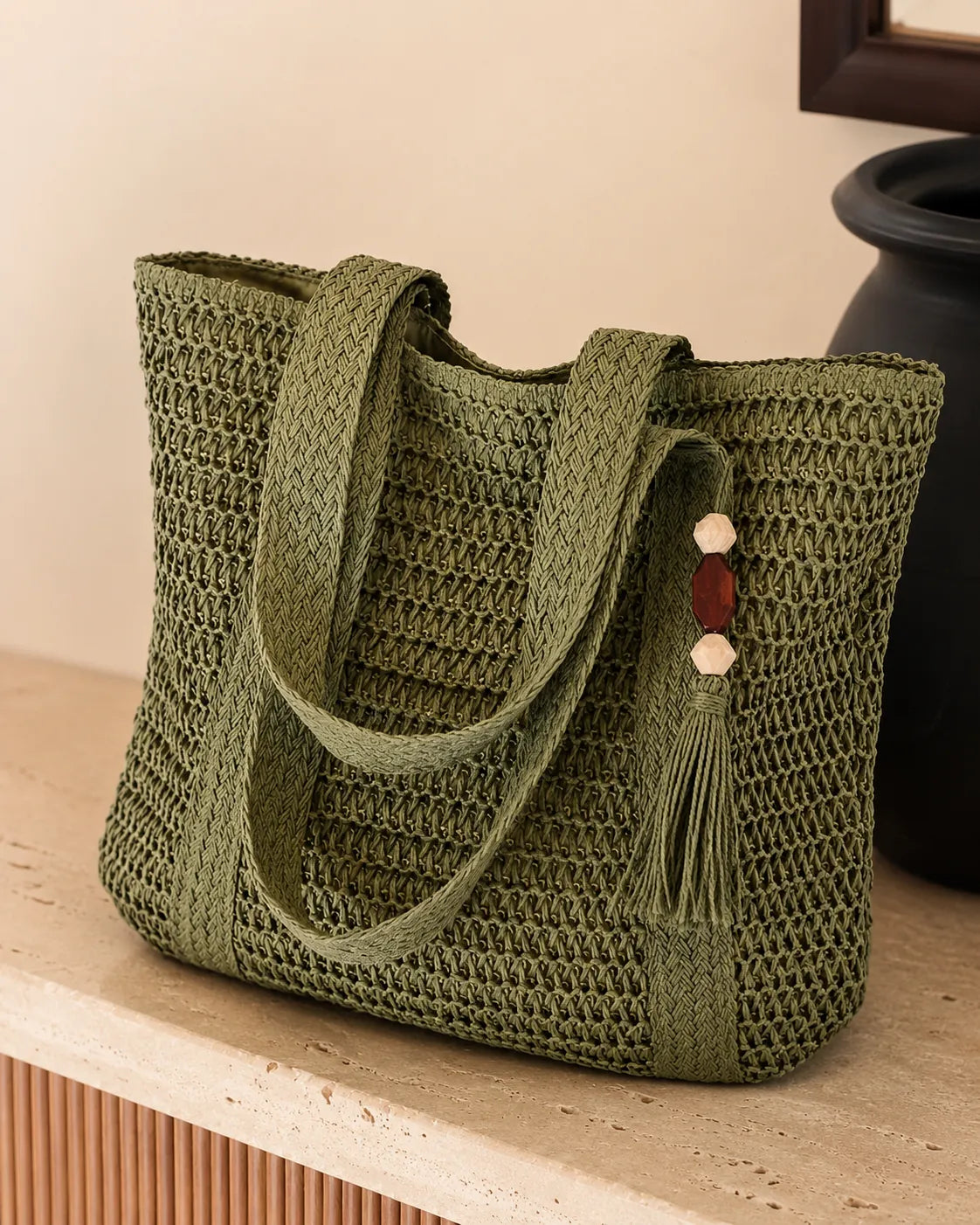 Marielle | Woven Everyday Tote Bag