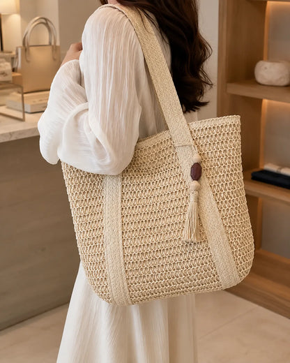 Marielle | Woven Everyday Tote Bag