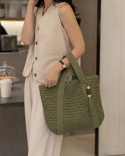 Marielle | Woven Everyday Tote Bag
