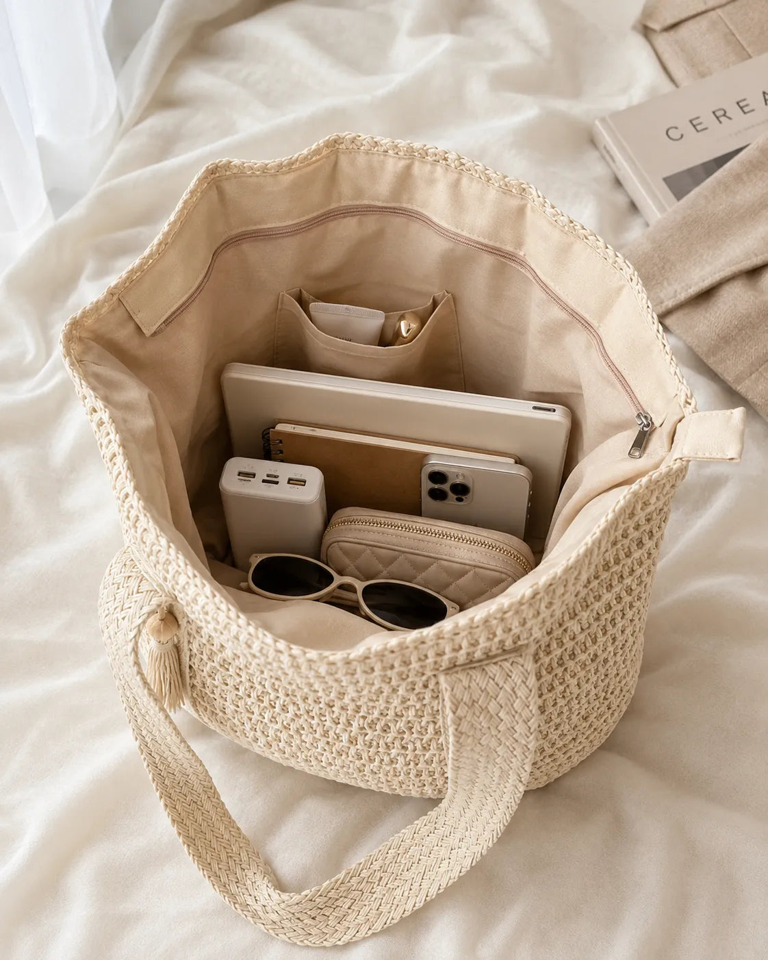 Marielle | Woven Everyday Tote Bag