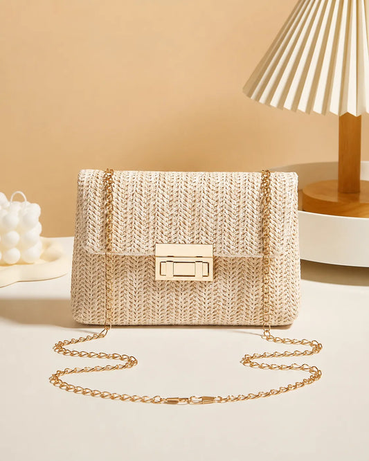 Amara | Woven Chain Shoulder Bag