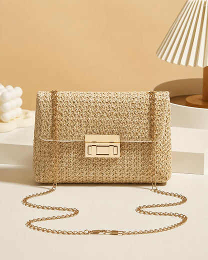Amara | Woven Chain Shoulder Bag
