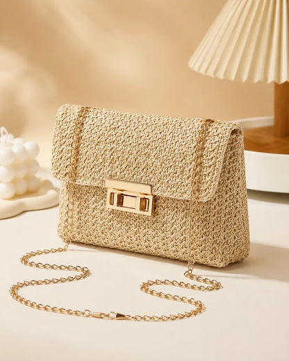 Amara | Woven Chain Shoulder Bag