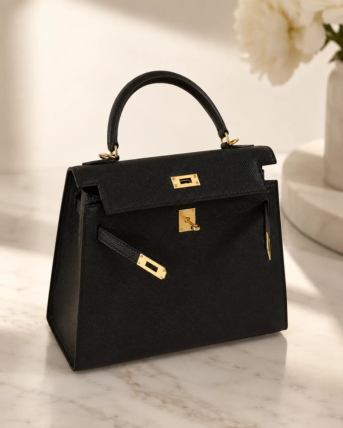 Celeste | Structured Top-Handle Satchel