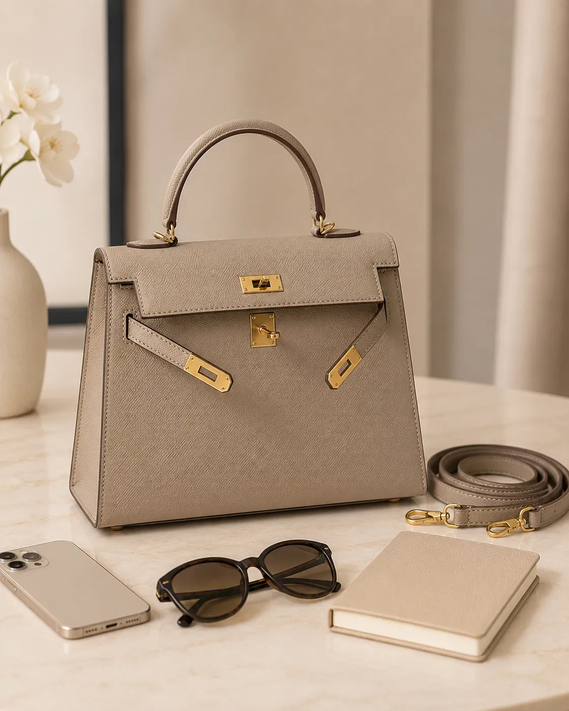 Celeste | Structured Top-Handle Satchel